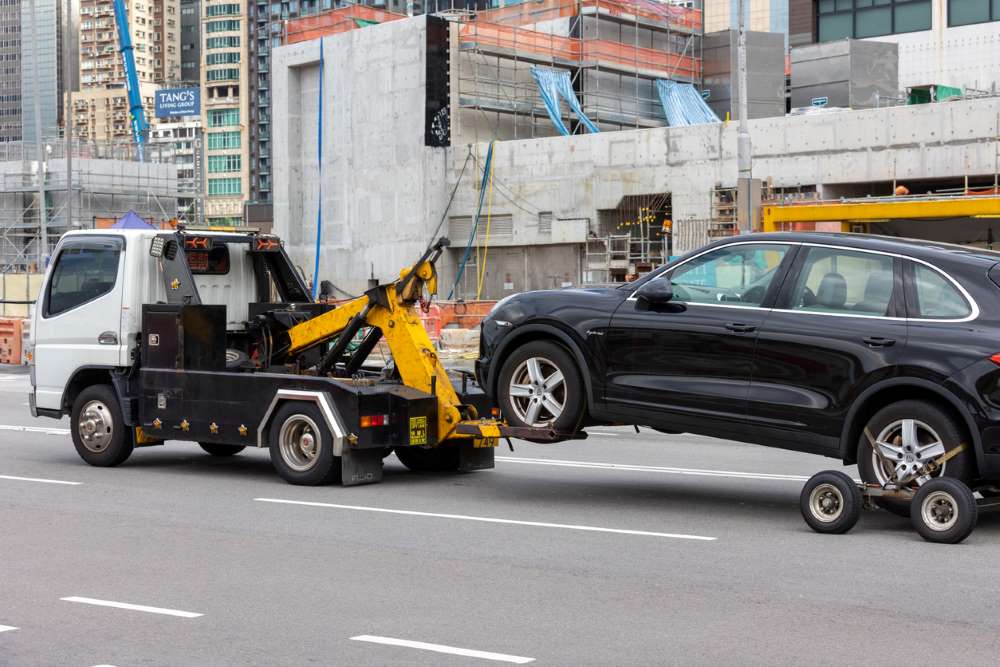 car accident towing