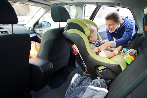 rearward facing child seat