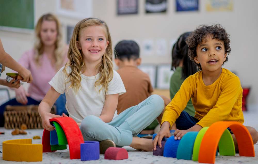 kids at a daycare 