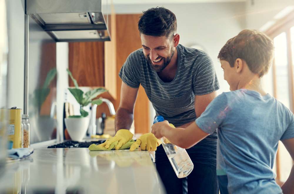 house chores clean house