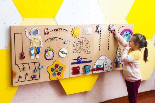 sensory wall for kids