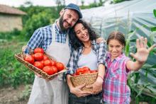 local farmer family