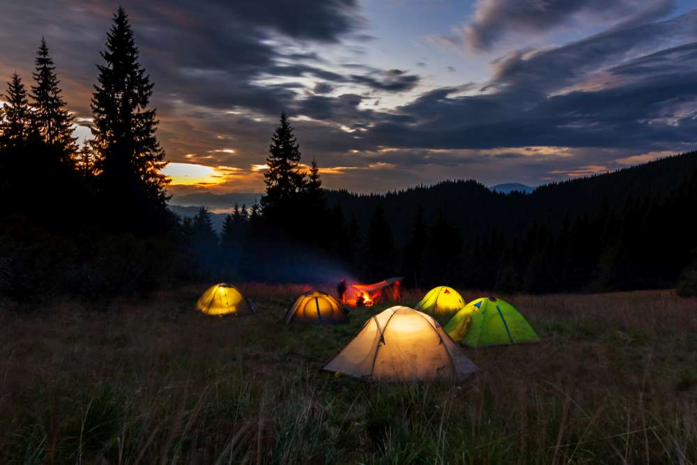 Sleep In A Tent Outside